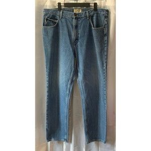 L.L.Bean Men's Size 38x32 Classic Fit Denim Medium Wash Casual Straight Leg Jean